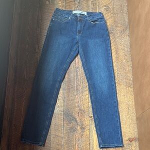 Men's Bootcut Jeans in Dark Blue Denim